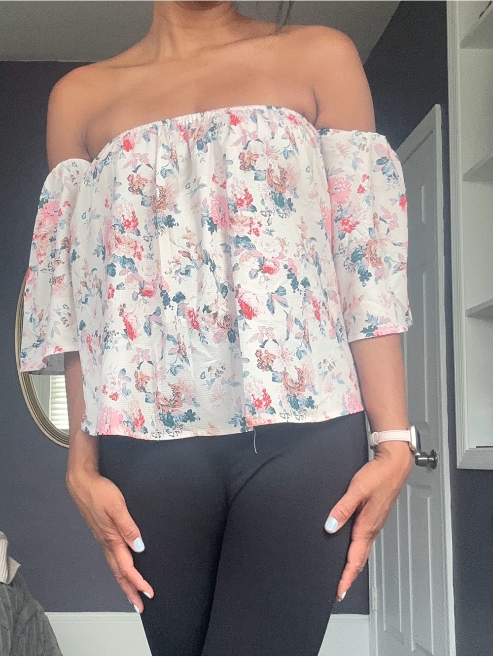 Bluetime Off the Shoulder Top, size M